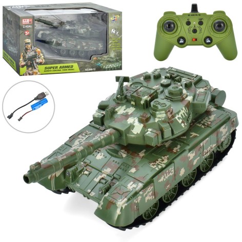 Танк на радиоуправлении, стреляет пульками