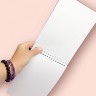 Блокнот А5, 40 арк., пластик, пружина зверху (мікс видів)