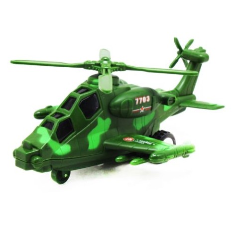 Інерційний вертоліт, зеленого кольору