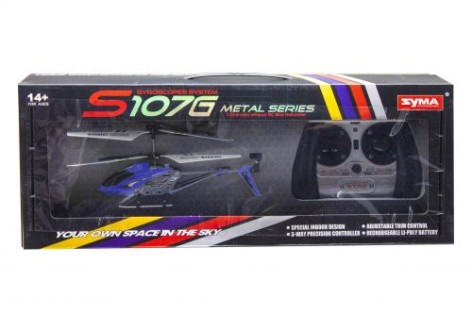 Вертолет на радиоуправлении "Syma S107G" (синий)