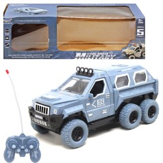 Машинка на радиоуправлении "Military" (серо-голубая)