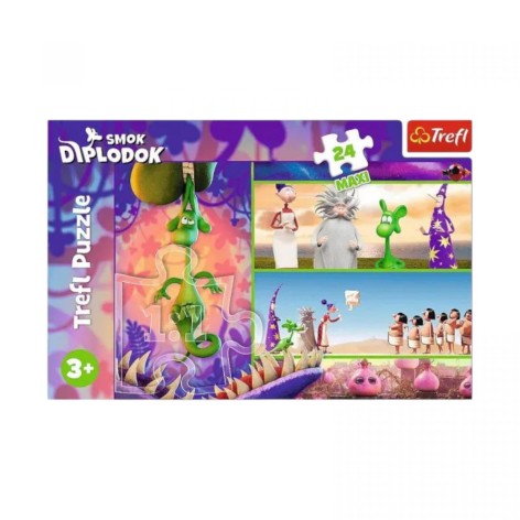 Пазлы - (24 элм. MAXI) - "Интересный дракон"/Trefl