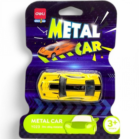 Машинка металева Deli "Urban cars" (жовта)