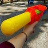 Водний пістолет, помповий механізм, 37 см (синій)