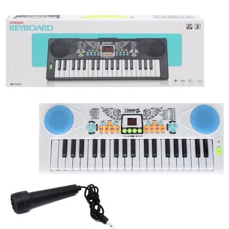 Синтезатор "Electrion keyboard", білий
