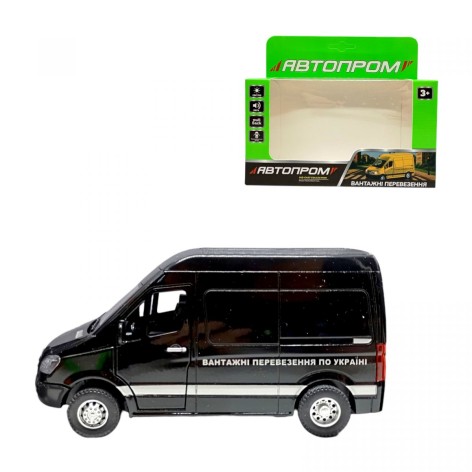 Машина АВТОПРОМ MERCEDES SPRINTER (ЧЕРНЫЙ)