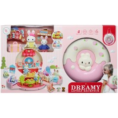 Игровой набор с фигурками "Домик в рюкзачке"
