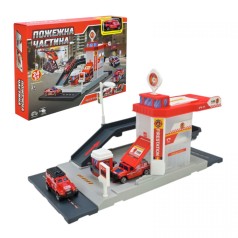 Игровой набор ПОЖАРНАЯ ЧАСТЬ, короб. 36*24*6,5см