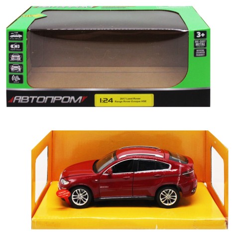 Машина BMW X6 из серии Автопром рубин