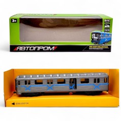 Вагон метро металлический "АВТОПРОМ" (СЕРЫЙ)