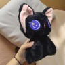 Мягкая игрушка лунный Кот 25 см (Черный)