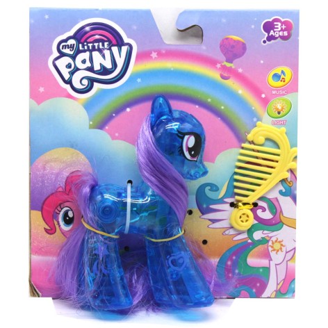 Фигурка "My little pony" со светом (синяя)
