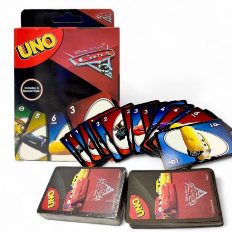 Настольная игра "Уно. Тачки", 108 карт укр