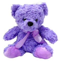 МЯГКАЯ ИГРУШКА ЦВЕТНЫЙ МИШКА 20 СМ (ФИОЛЕТОВЫЙ)