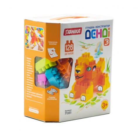 Игрушка конструктор "Денды 3", 126 дет