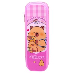 Пенал з утримувачем Капібара уп.PVC (РОЖЕВИЙ)