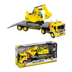 Трейлер музичний з екскаватором 