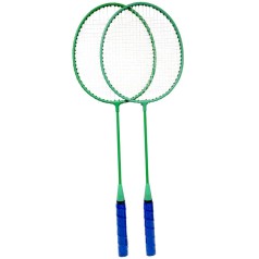 Бадмiнтон 2 ракетки (волосінь) у чохлі 65 см (БЛАКИТНИЙ)