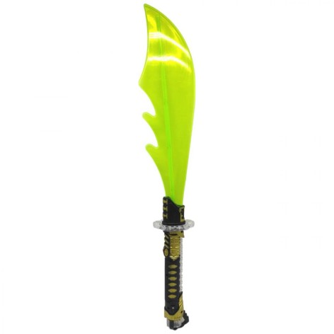 Меч со светом и звуком (золото + салатовый)