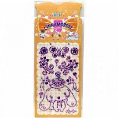 Наліпки-стрази "Sanrio" фіолетові