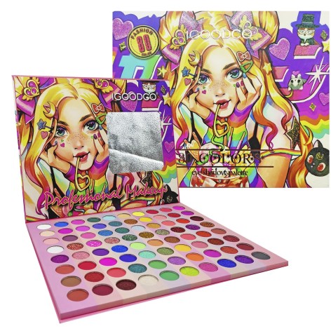 Набор теней для век "Igoodco", 80 цветов