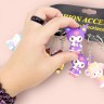 Брелоки резиновые, в аниме стиле "Sanrio" (5,5 см), 12 шт