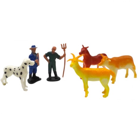 Тварини свійські з пастухами (6 фігурок у комплекті)