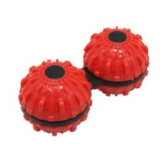 Уценка. Антистресс Massage ball fidget красный - не работает один шарик