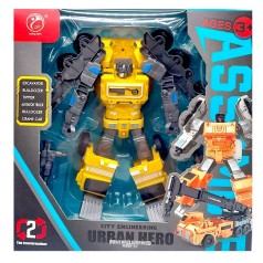 Робот "Urban Hero" стройтехника (ЖЕЛТЫЙ)