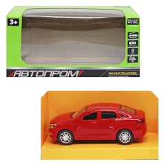 Машинка металлическая "АВТОПРОМ", красная