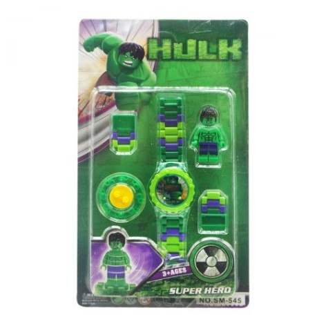 Дитячий набір "Hulk" з годинником