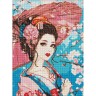 Алмазна мозаїка "Японська красуня", 30х40 см