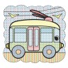 Раскраска "Водные раскраски. Едем по городу" (укр)