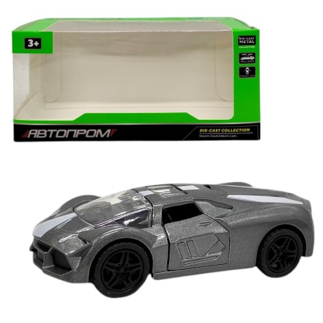 Машинка металлическая "Автопром" (Серая)