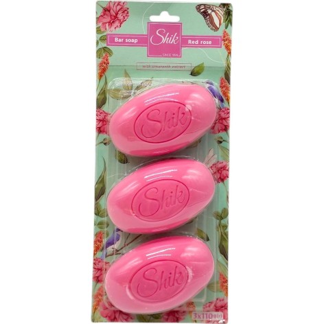Мыло туалетное "Shik. Цветы любви. Роза красная" 3*110г