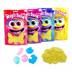Кінетичний пісок "Magic sand" (500 г) жовтий