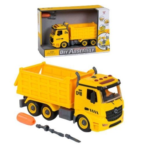 Уцінка. Машинка-конструктор – на одному колесі немає шайби