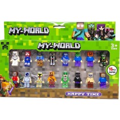 Герои вселенной "Майнкрафт" в коробке