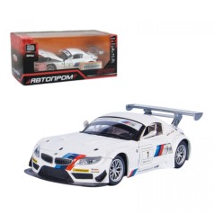 Машина мет. 1:32 BMW Z4 GT3, капот,батар.,свет,звук,откр.дверь,кор. 18*9*8см