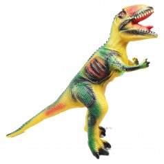 Динозавр резиновый "Велоцераптор", желтый