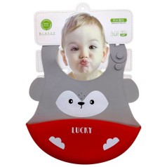 Слинявчик силіконовий (СІРИЙ ЇЖАЧОК)