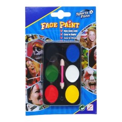 Краски для лица "Аквагрим", 6 цветов