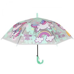 Зонт детский мятный