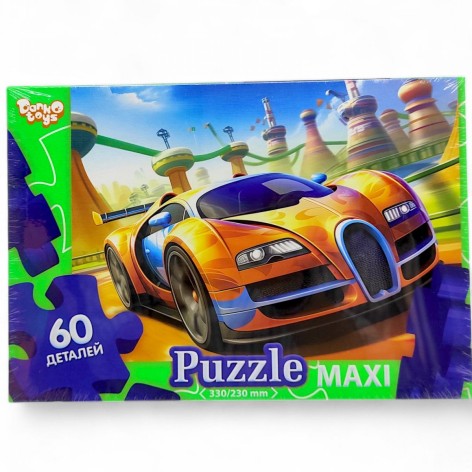 MAXI PUZZLE 60 "ЗОЛОТОЙ СПОРТКАР