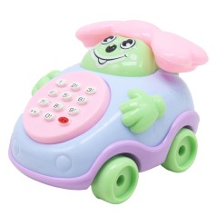 Музыкальная игрушка "Машинка-телефон", сиреневый