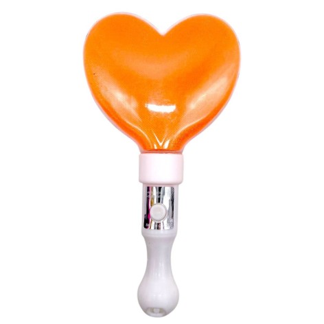 Игрушка со светом "СЕРДЦЕ" 21 СМ (ОРАНЖЕВОЕ)