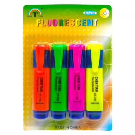 Набір текстових маркерів CT700 - 4 кольори