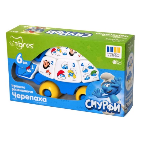 Игрушка развивающая "Черепаха", СМУРФИ