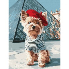 Картина по номерам "Французское настроение" 30х40 см