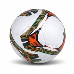 Мяч футбольный №3, БЕЛО-ОРАЖЕННЫЙ